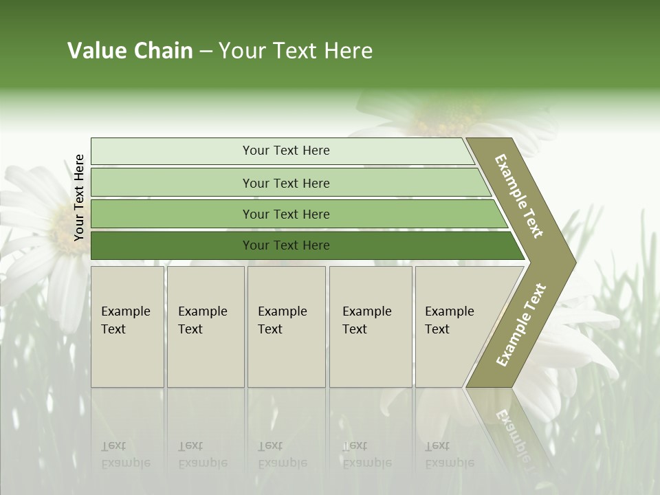 Flower Growth Grass PowerPoint Template