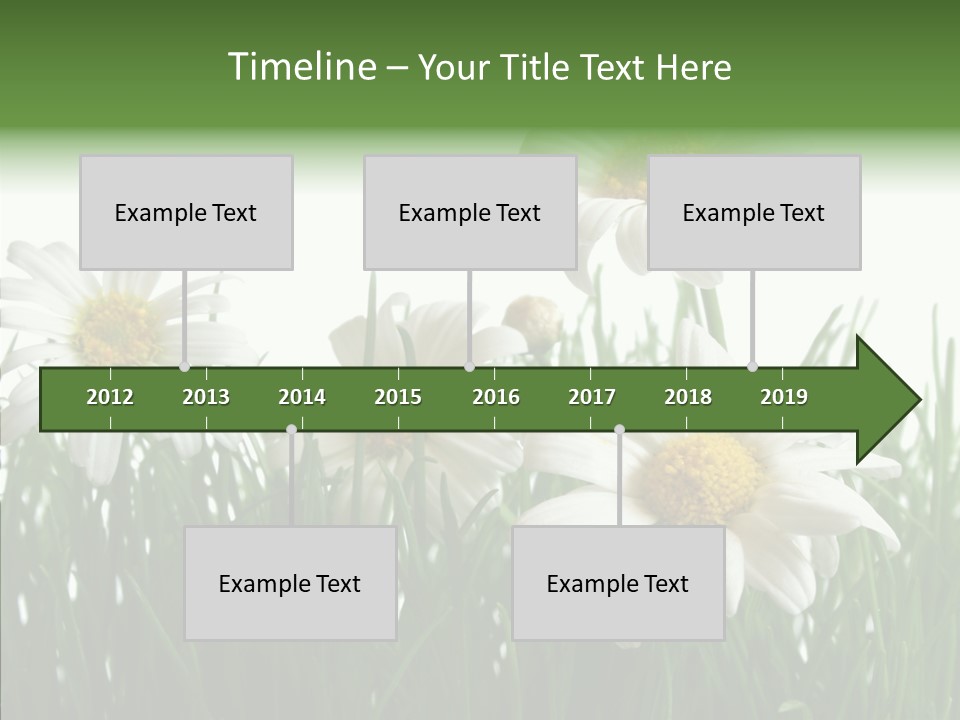 Flower Growth Grass PowerPoint Template