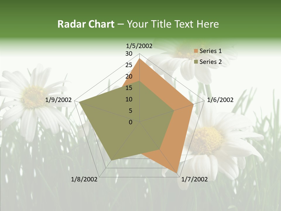 Flower Growth Grass PowerPoint Template
