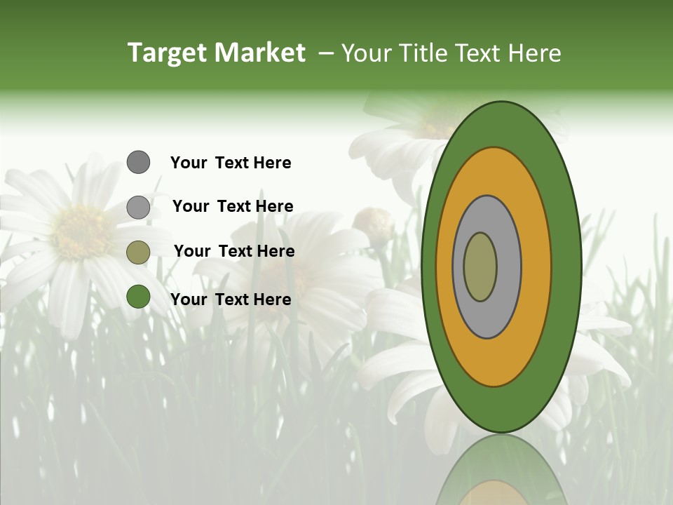 Flower Growth Grass PowerPoint Template