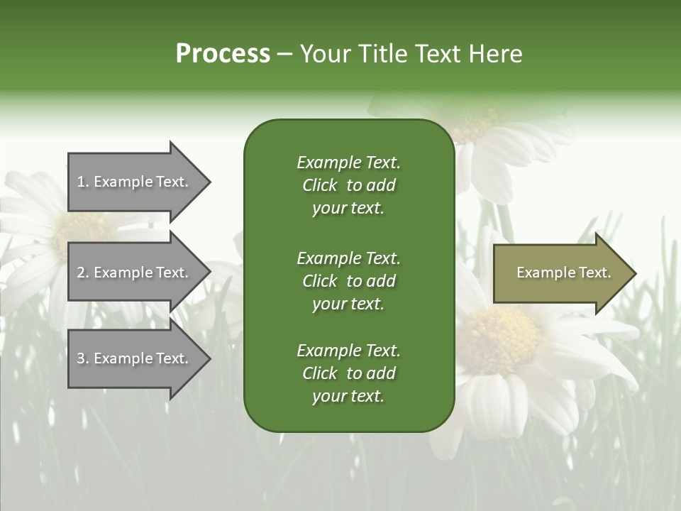Flower Growth Grass PowerPoint Template