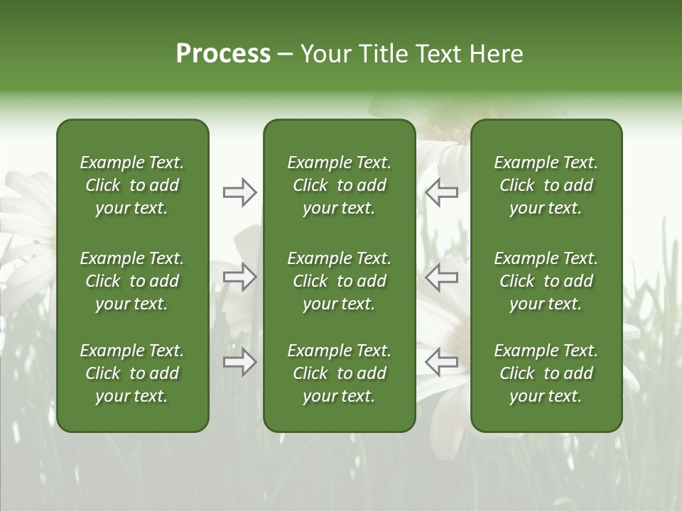 Flower Growth Grass PowerPoint Template