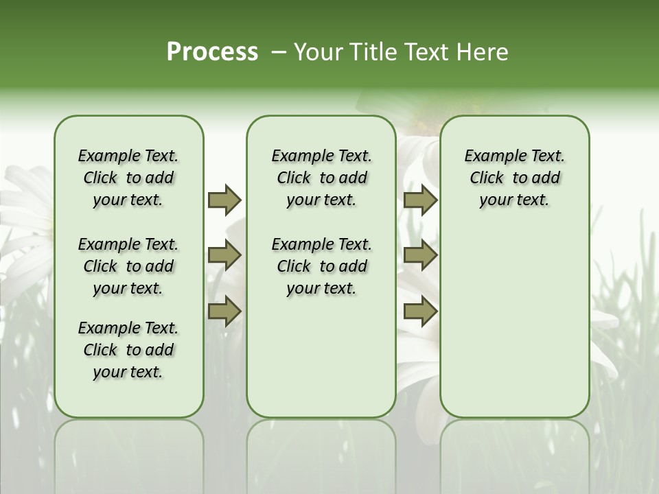 Flower Growth Grass PowerPoint Template