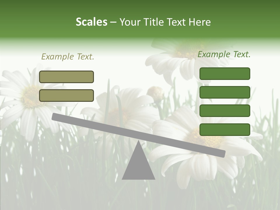 Flower Growth Grass PowerPoint Template