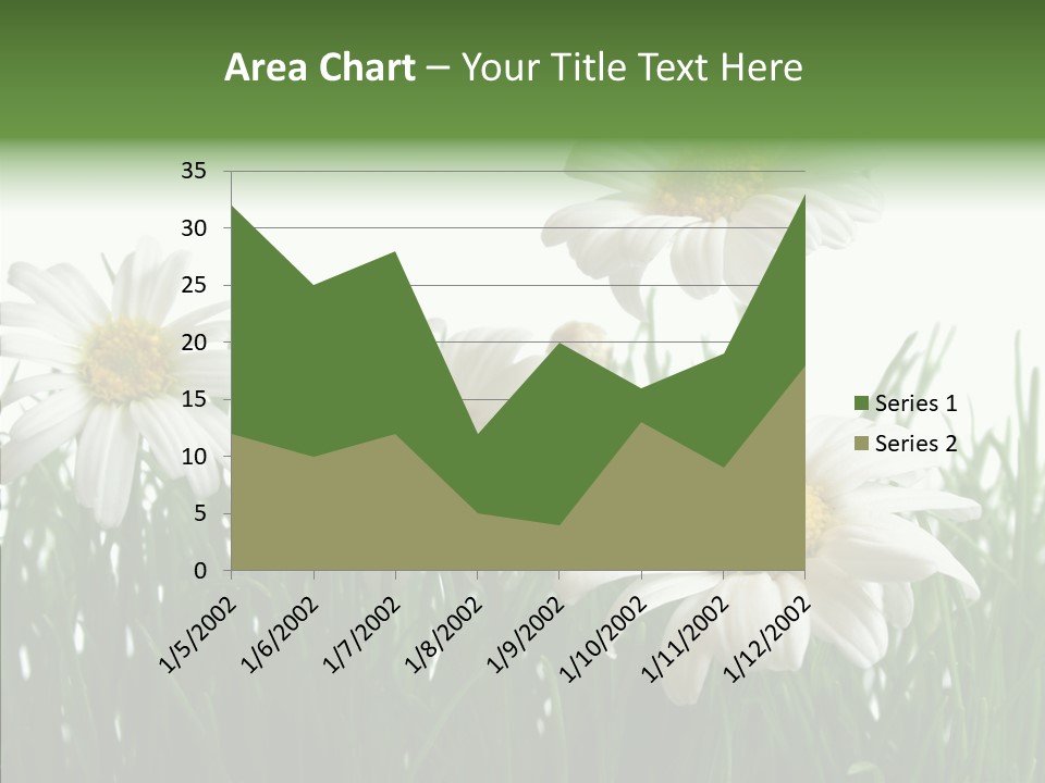 Flower Growth Grass PowerPoint Template