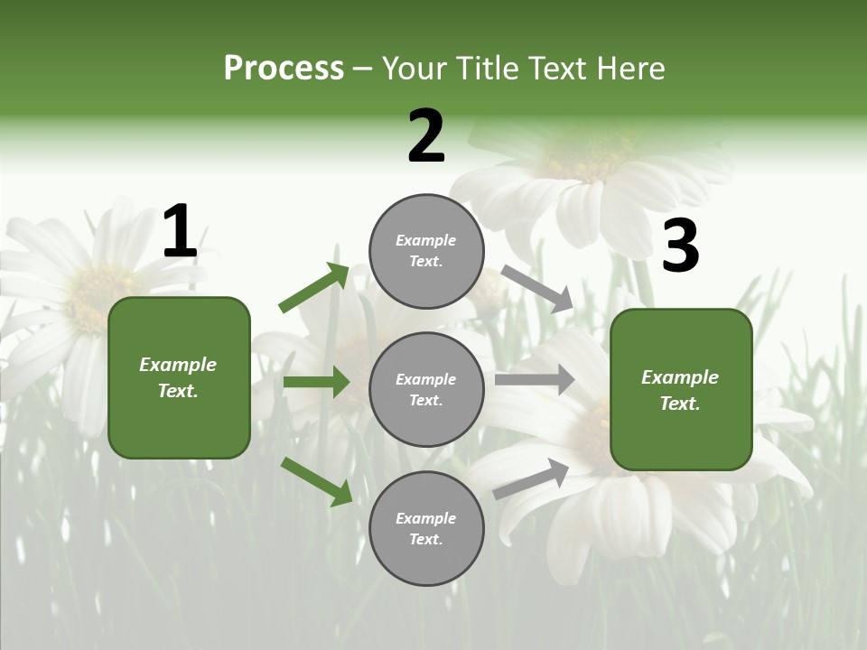 Flower Growth Grass PowerPoint Template