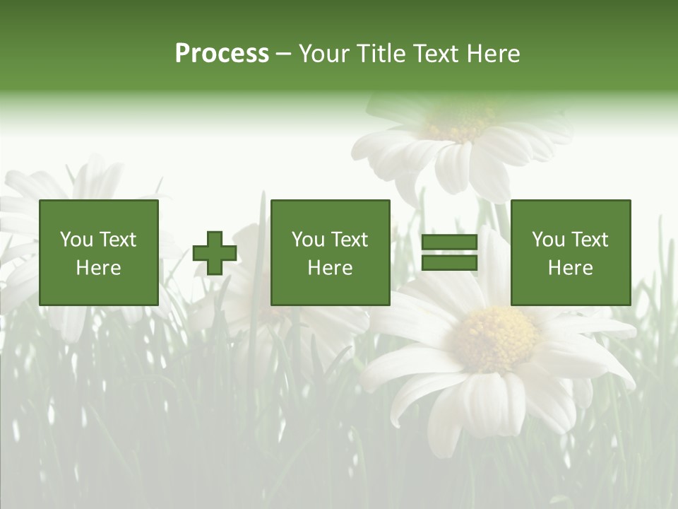 Flower Growth Grass PowerPoint Template
