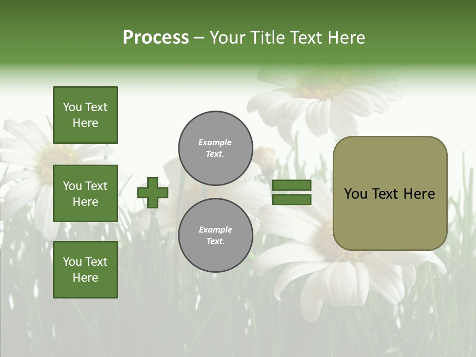Flower Growth Grass PowerPoint Template