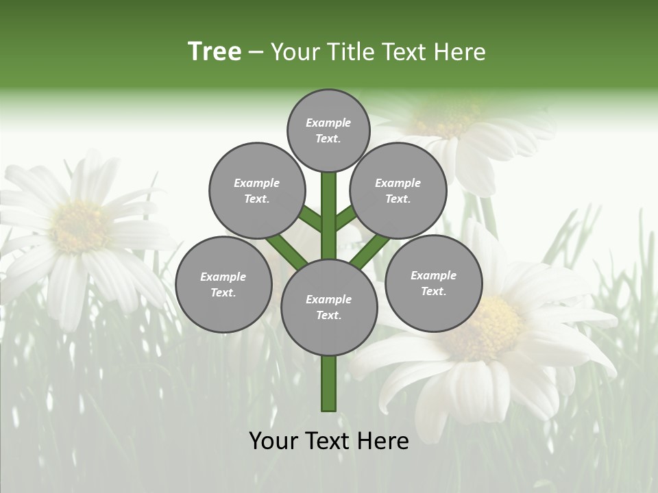 Flower Growth Grass PowerPoint Template