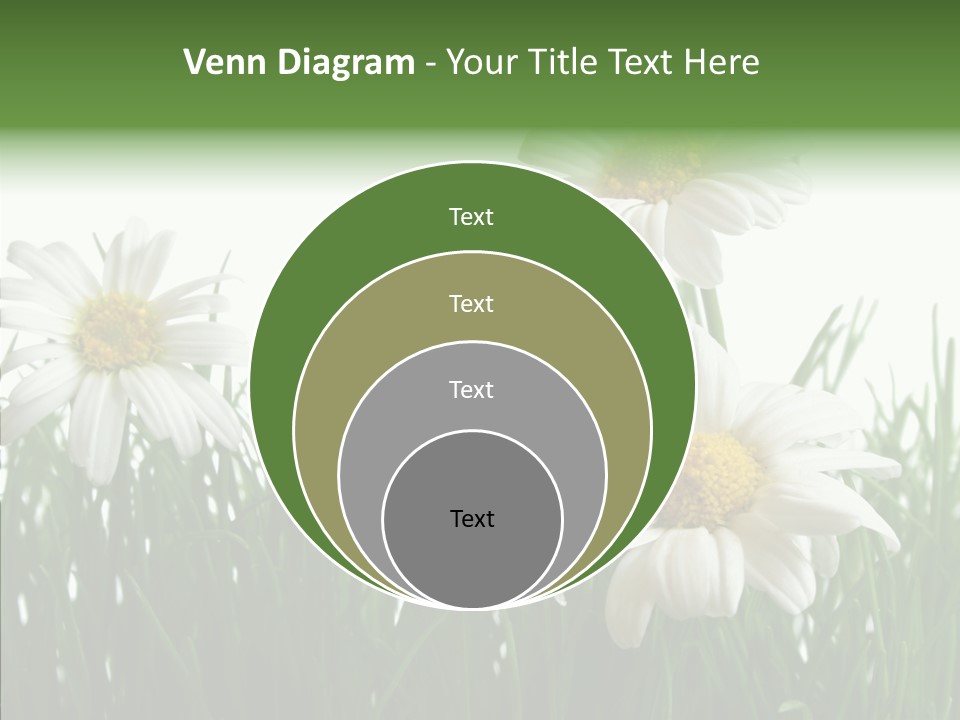 Flower Growth Grass PowerPoint Template