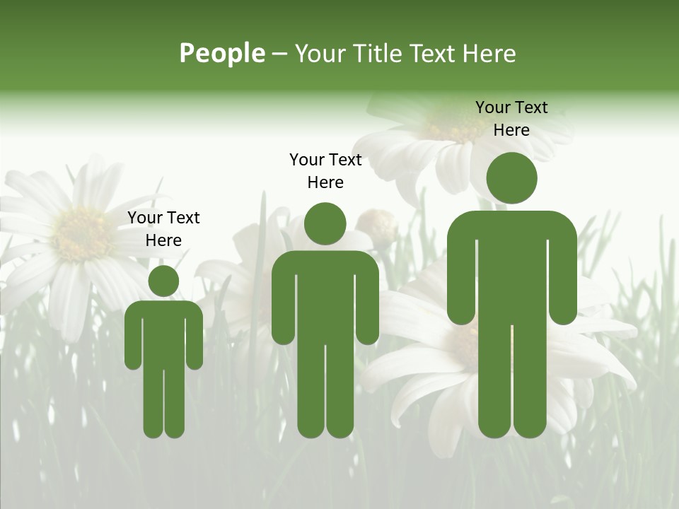 Flower Growth Grass PowerPoint Template