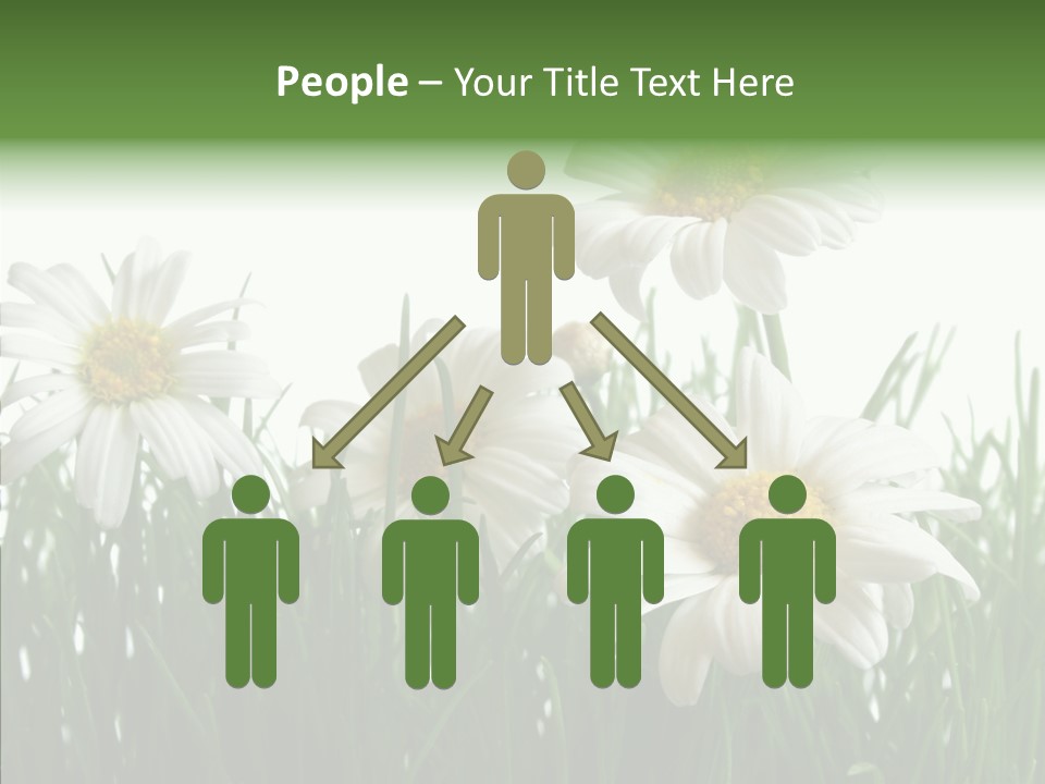Flower Growth Grass PowerPoint Template