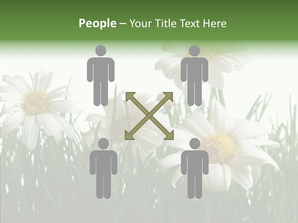 Flower Growth Grass PowerPoint Template