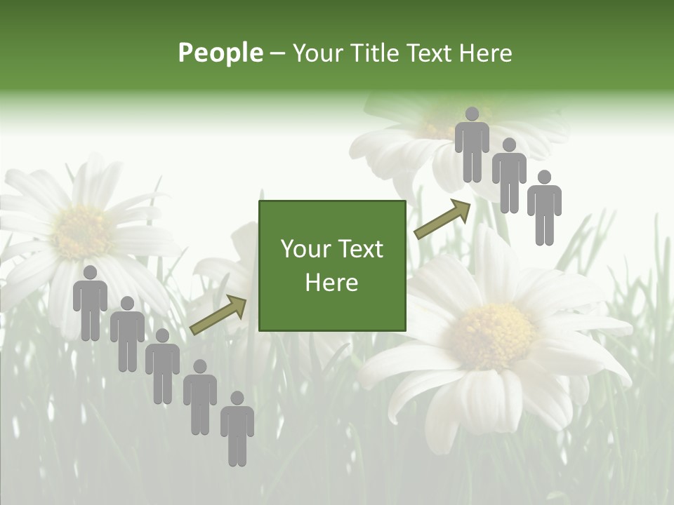 Flower Growth Grass PowerPoint Template