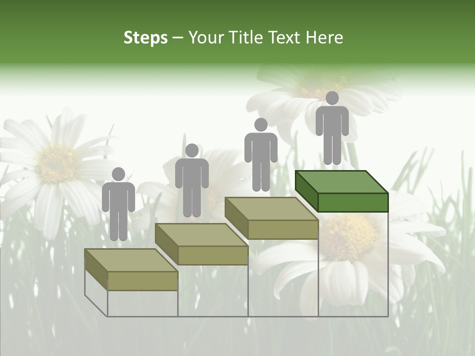 Flower Growth Grass PowerPoint Template