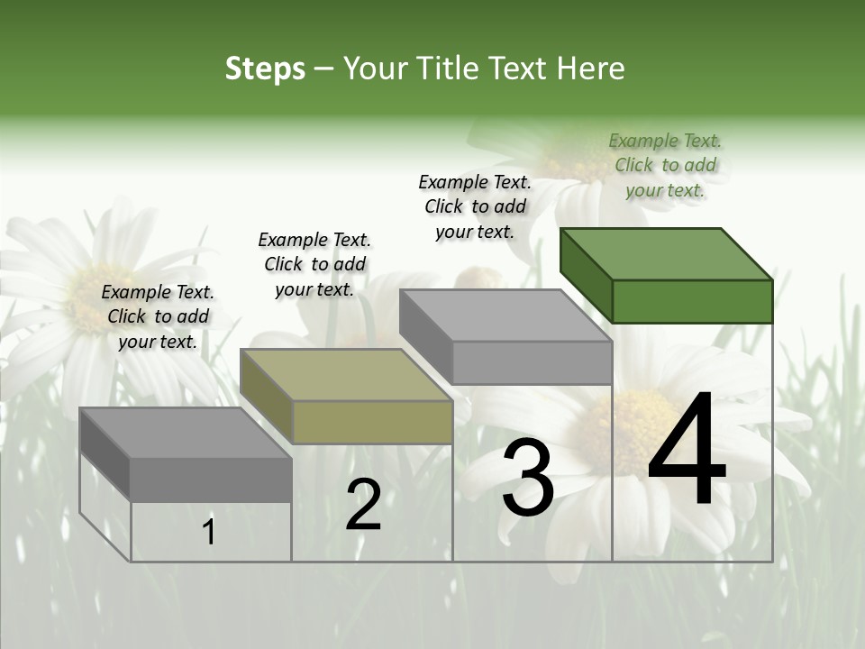 Flower Growth Grass PowerPoint Template
