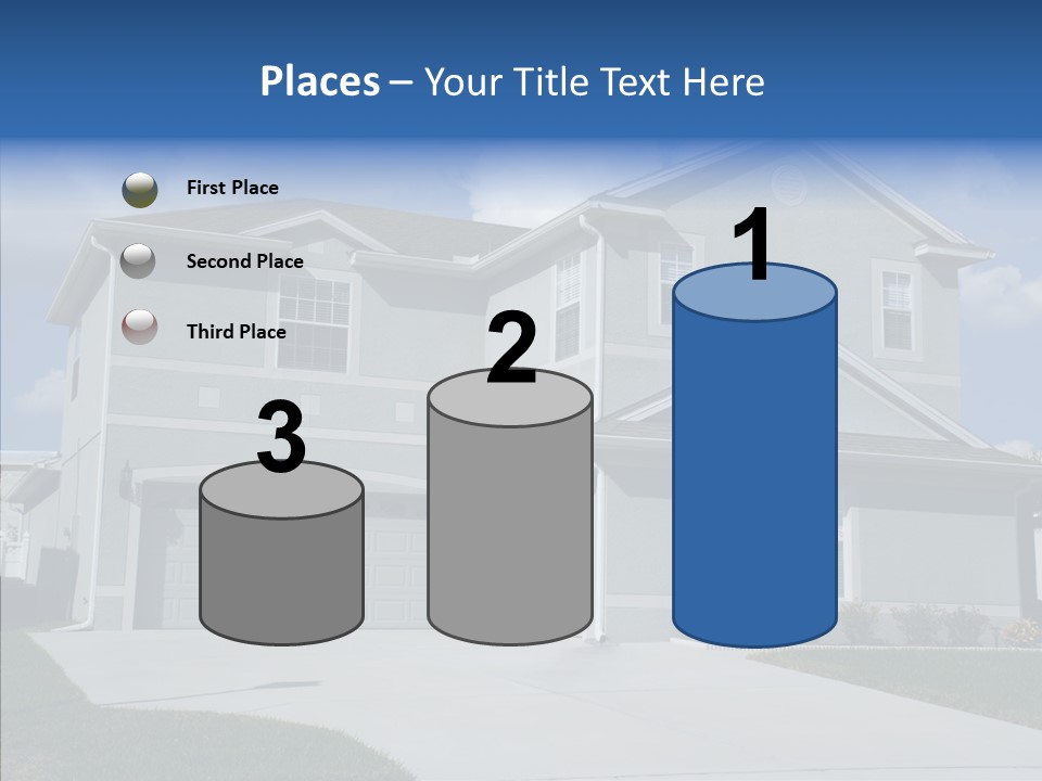 Real Upscale Suburb PowerPoint Template