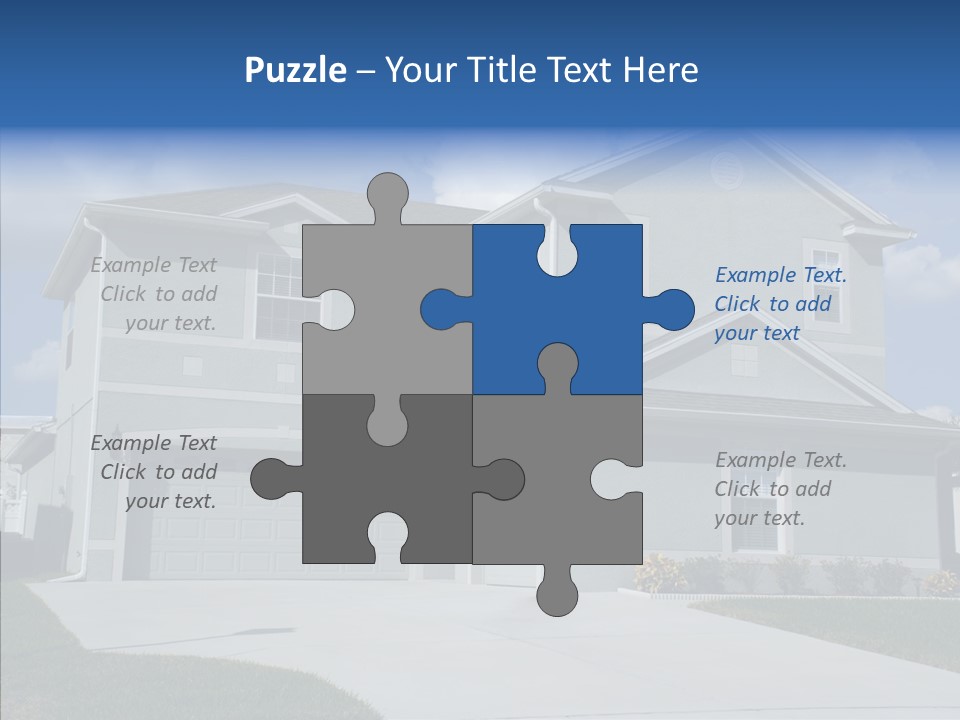 Real Upscale Suburb PowerPoint Template