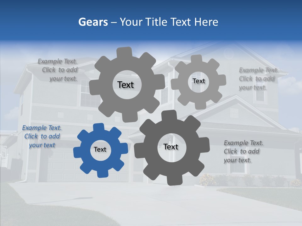 Real Upscale Suburb PowerPoint Template