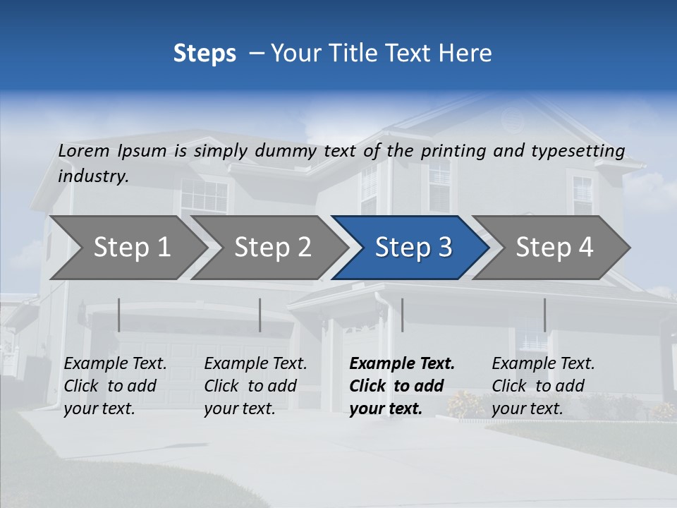 Real Upscale Suburb PowerPoint Template