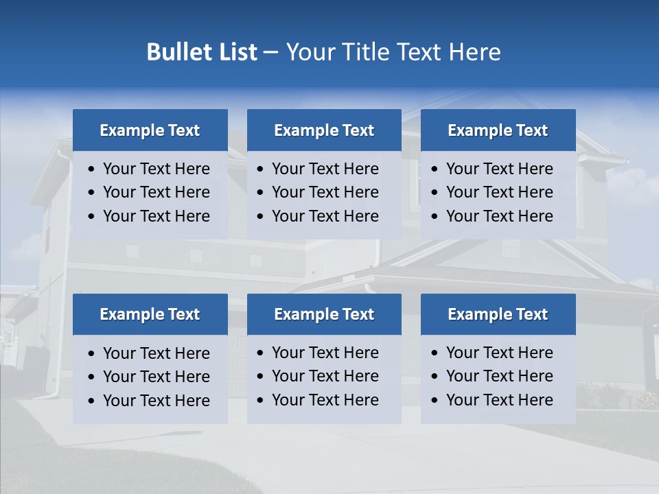 Real Upscale Suburb PowerPoint Template