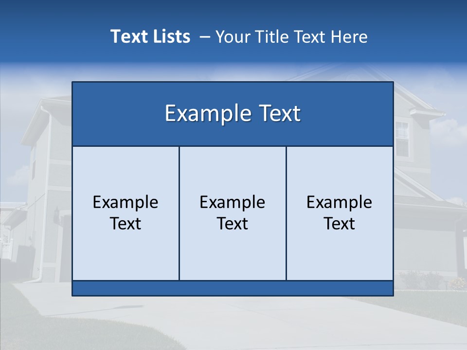 Real Upscale Suburb PowerPoint Template