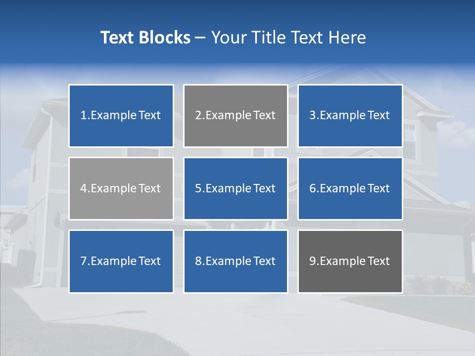 Real Upscale Suburb PowerPoint Template