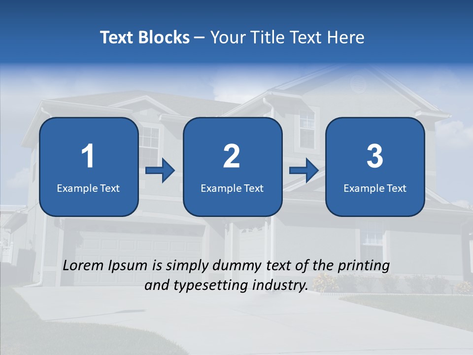 Real Upscale Suburb PowerPoint Template