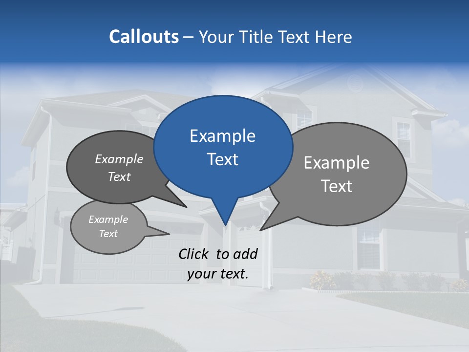 Real Upscale Suburb PowerPoint Template