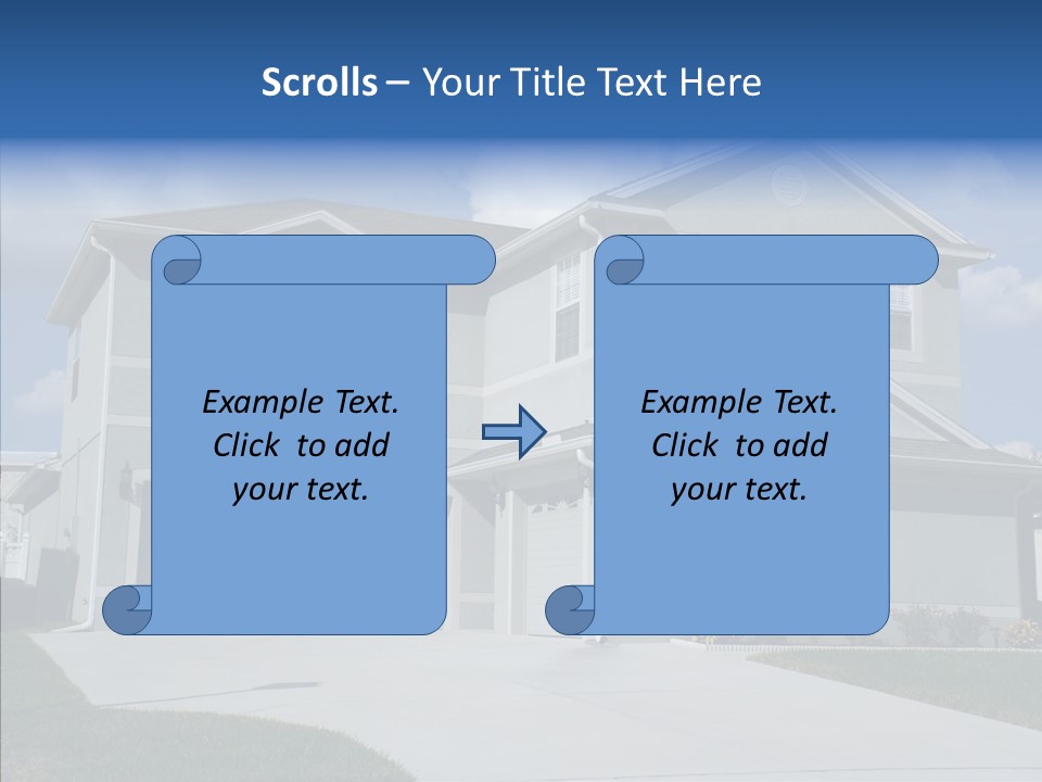 Real Upscale Suburb PowerPoint Template