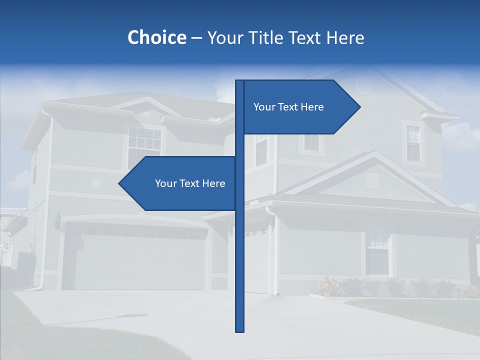 Real Upscale Suburb PowerPoint Template