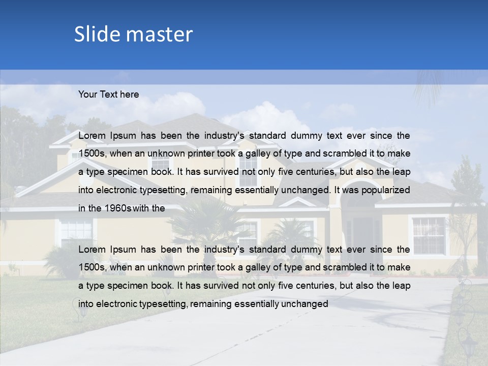 Porch Realty Green PowerPoint Template