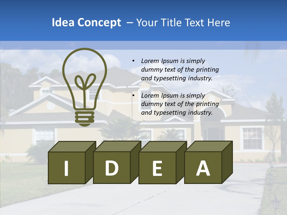 Porch Realty Green PowerPoint Template