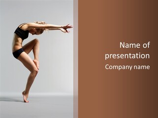 Pose Performance Aerobics PowerPoint Template