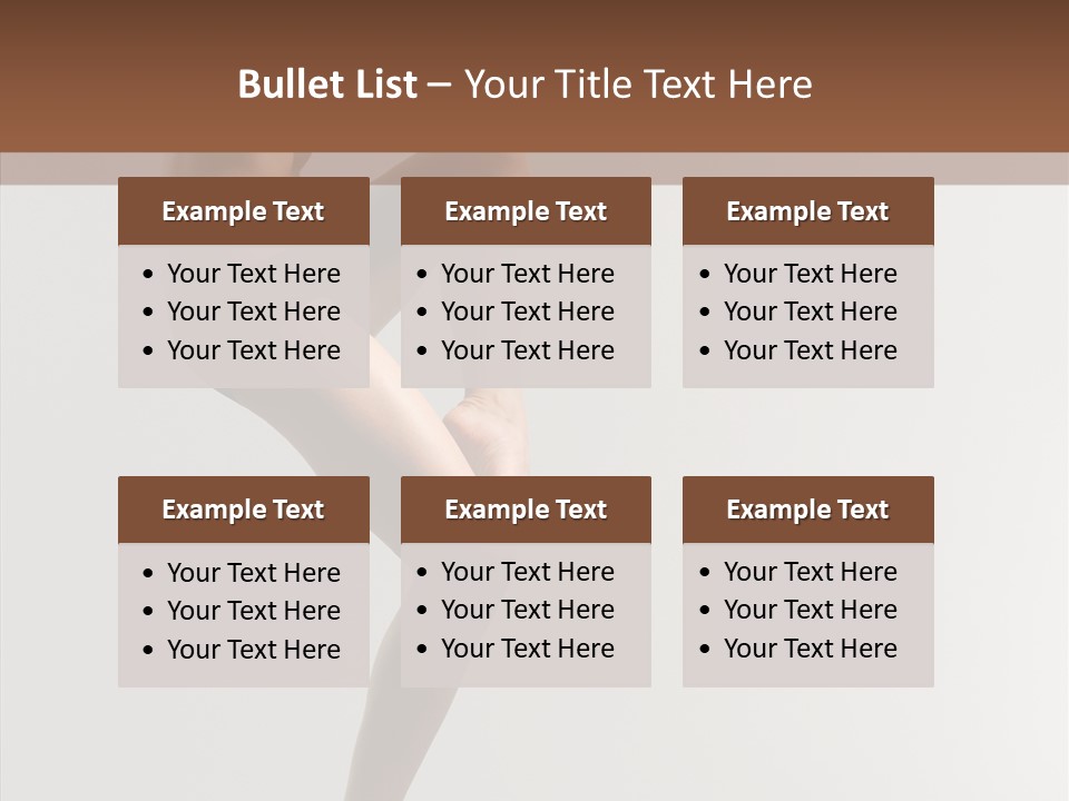 Pose Performance Aerobics PowerPoint Template