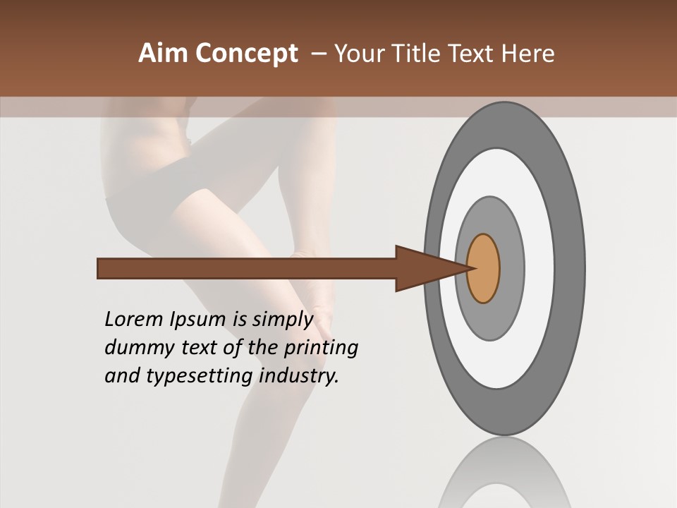 Pose Performance Aerobics PowerPoint Template