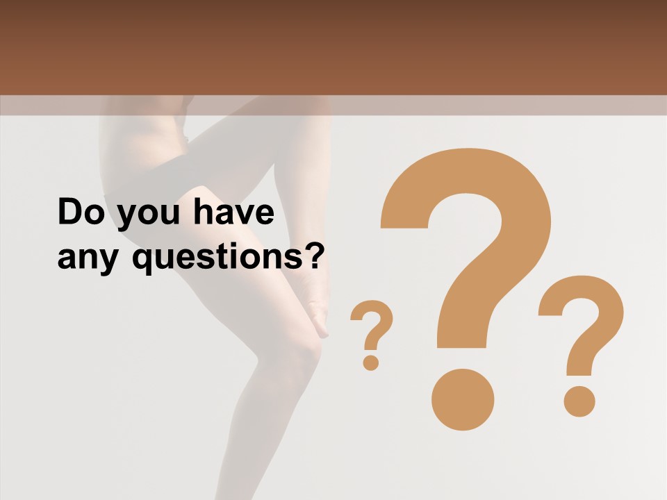 Pose Performance Aerobics PowerPoint Template