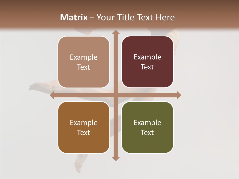 Fly Jumper Aerobics PowerPoint Template