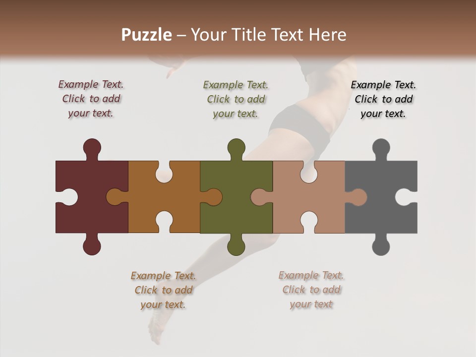 Fly Jumper Aerobics PowerPoint Template