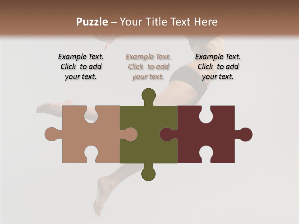 Fly Jumper Aerobics PowerPoint Template