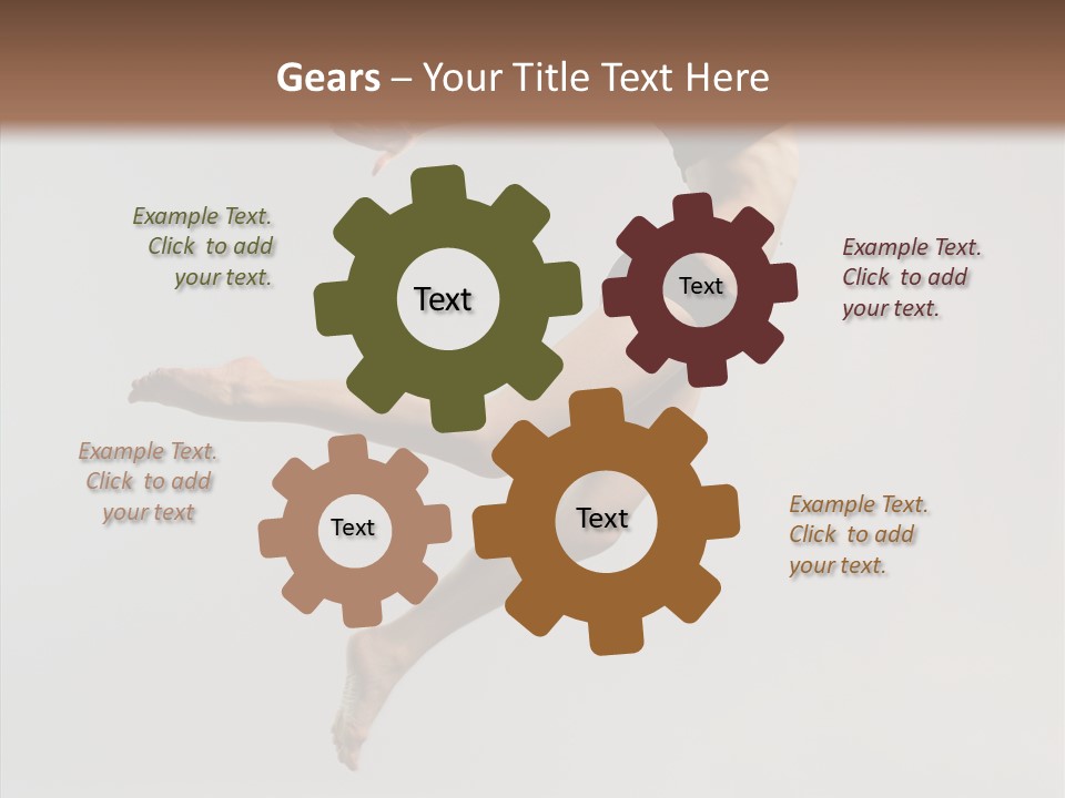 Fly Jumper Aerobics PowerPoint Template