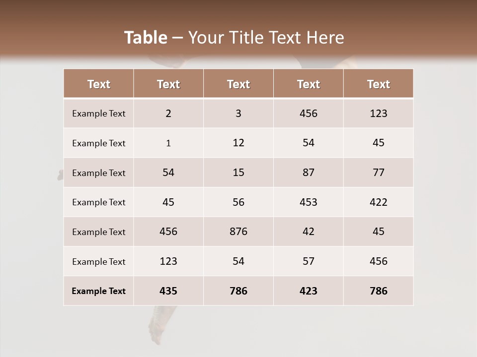 Fly Jumper Aerobics PowerPoint Template