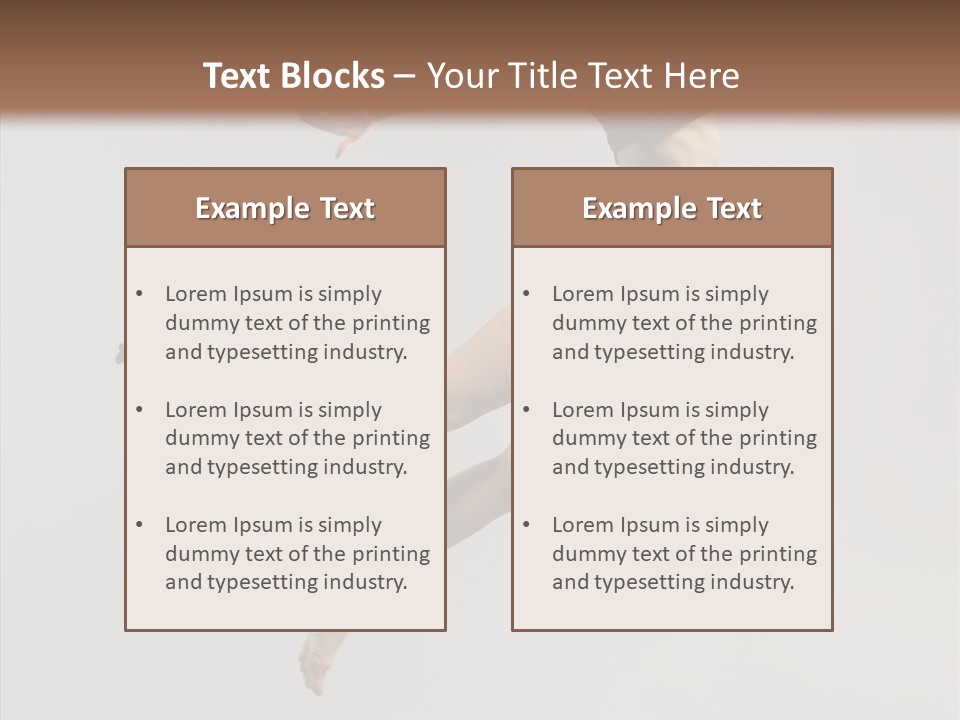 Fly Jumper Aerobics PowerPoint Template