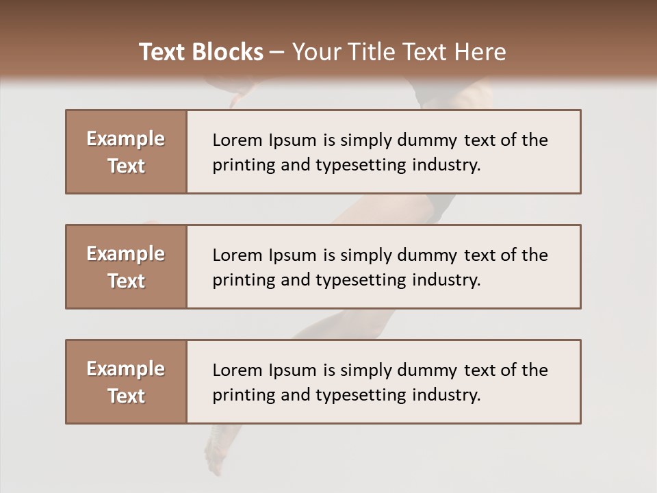 Fly Jumper Aerobics PowerPoint Template