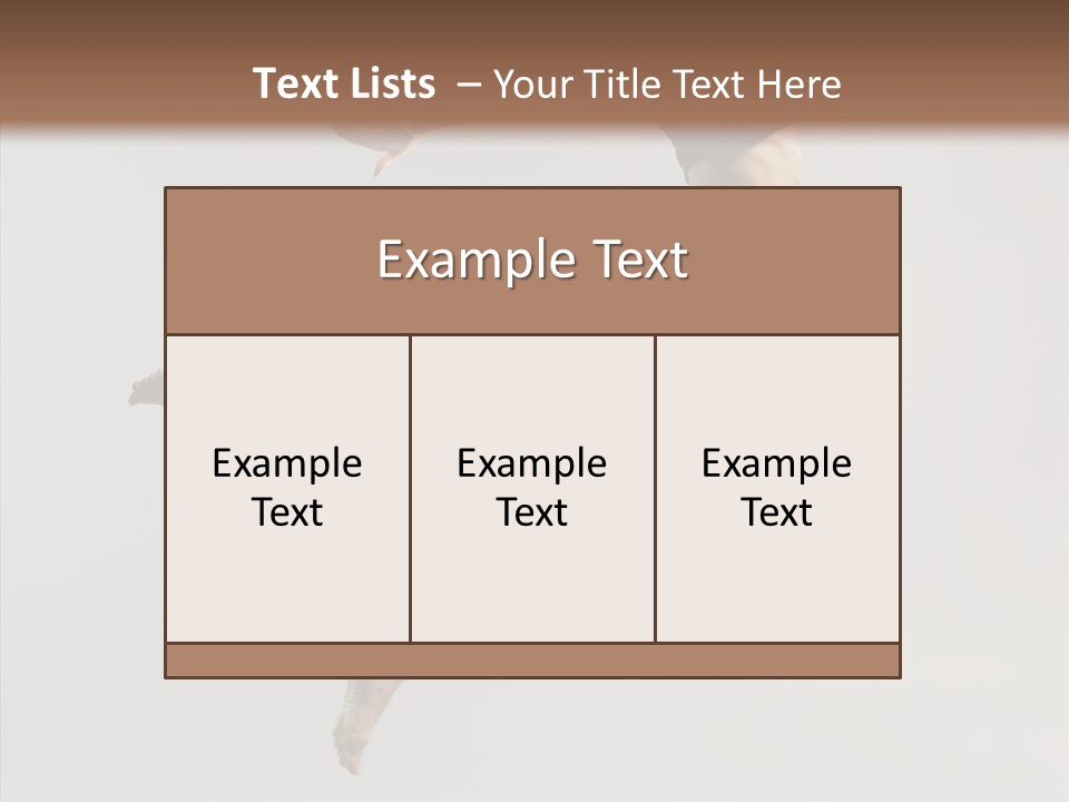 Fly Jumper Aerobics PowerPoint Template