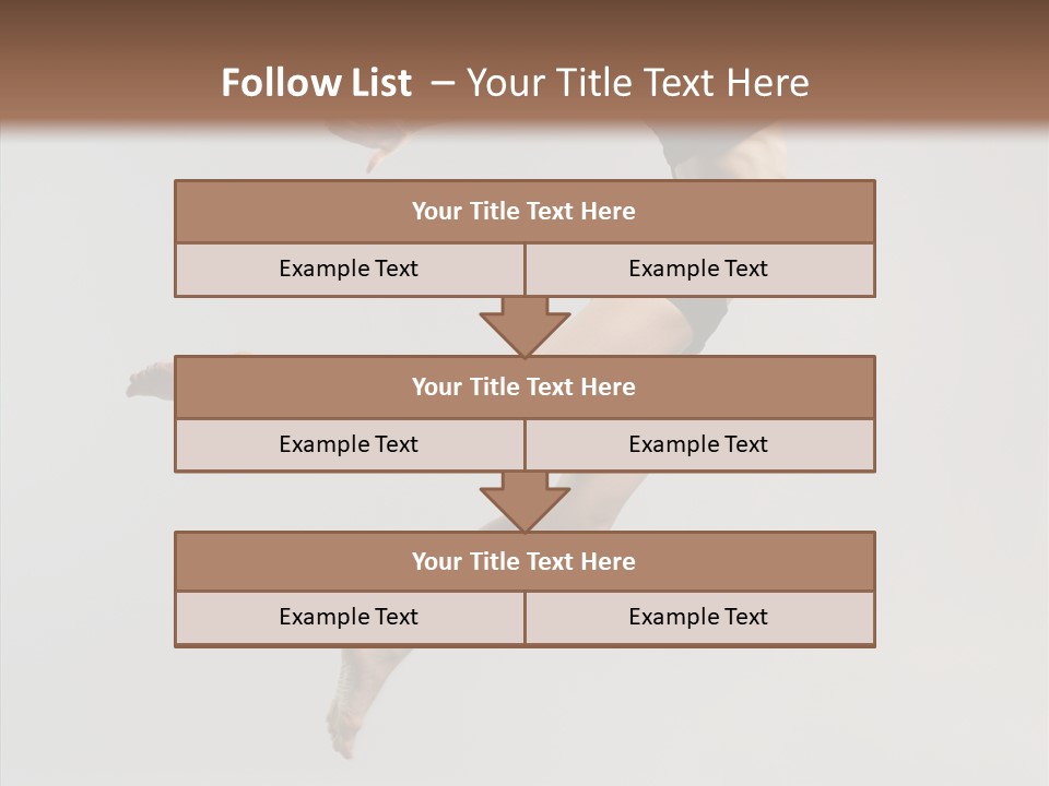 Fly Jumper Aerobics PowerPoint Template