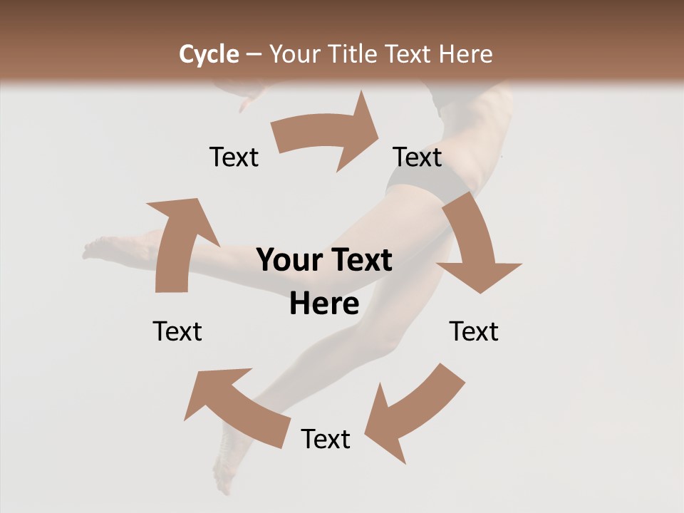 Fly Jumper Aerobics PowerPoint Template