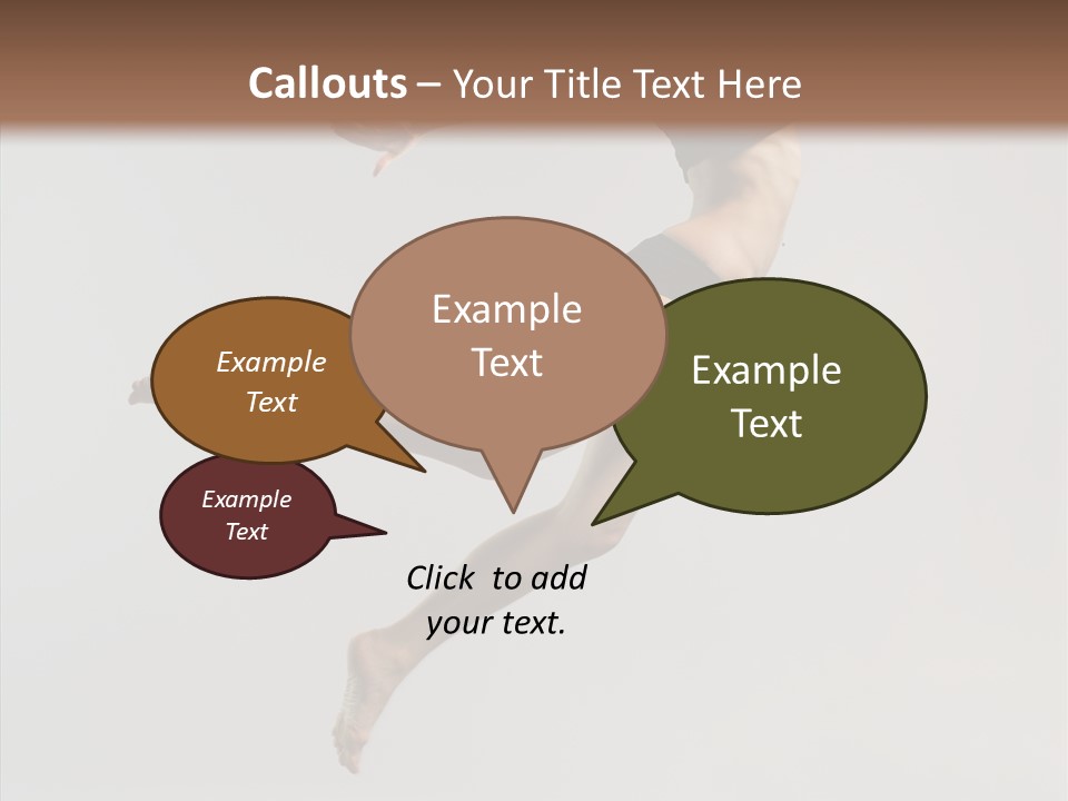 Fly Jumper Aerobics PowerPoint Template