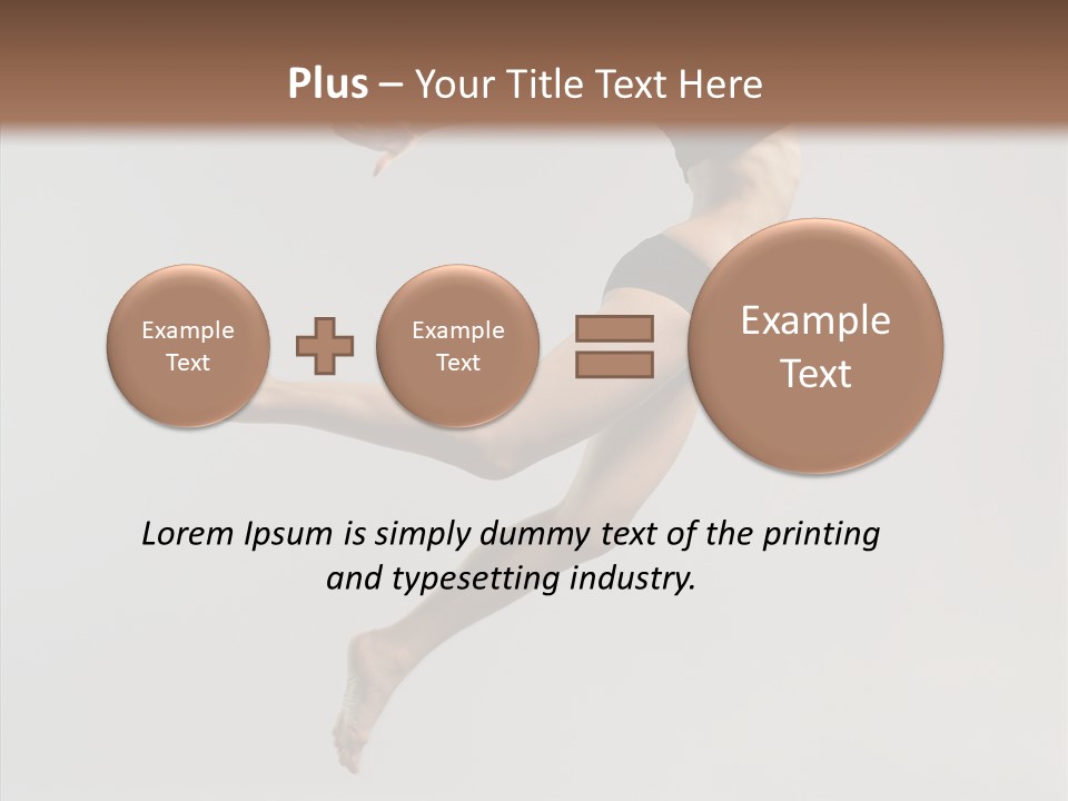 Fly Jumper Aerobics PowerPoint Template