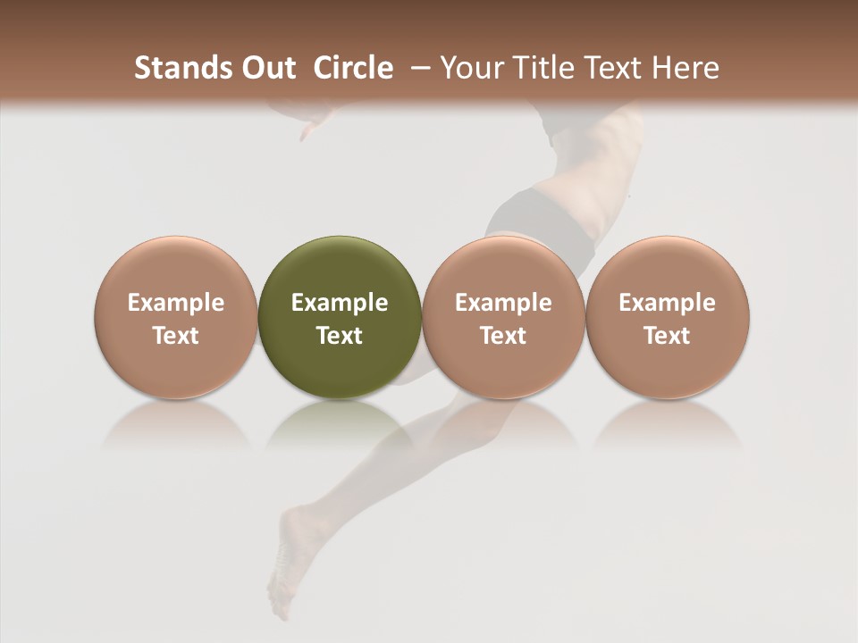 Fly Jumper Aerobics PowerPoint Template